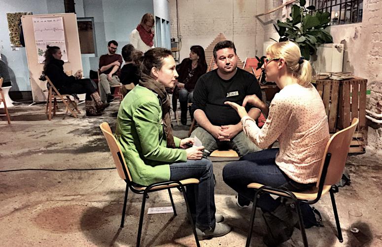 In Workshops entwickeln wir den Grünen Markt weiter